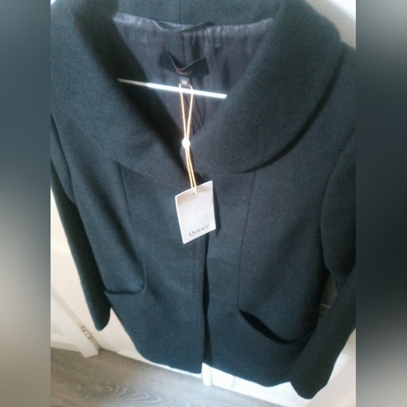 Quince Italian Wool Cocoon Coat. Black. XS. Perfect Condition. - Picture 7 of 17